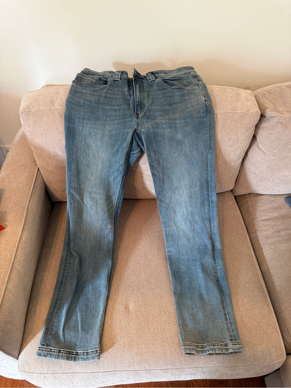 Duluth Trading Co Light Blue Straight-Leg Men's Jeans